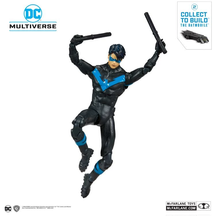 Maybang's Collectibles McFarlane Toys McFarlane DC Multiverse Nightwing Action Figure (DC Rebirth Build-A-Batmobile) 5 Maybang's Collectibles McFarlane Toys McFarlane DC Multiverse Nightwing Action Figure (DC Rebirth Build-A-Batmobile)