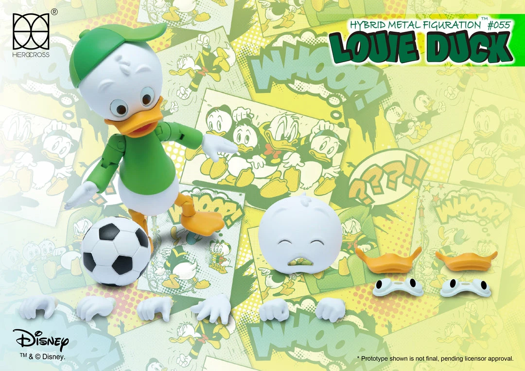 Maybang's Collectibles HEROCROSS Hybrid Metal Figuration 308 Disney Huey Dewey Louie Diecast Action Figure Boxset 3 Maybang's Collectibles HEROCROSS Hybrid Metal Figuration 308 Disney Huey Dewey Louie Diecast Action Figure Boxset