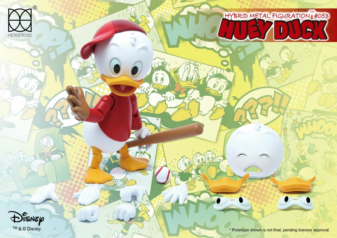 Maybang's Collectibles HEROCROSS Hybrid Metal Figuration 308 Disney Huey Dewey Louie Diecast Action Figure Boxset 7 Maybang's Collectibles HEROCROSS Hybrid Metal Figuration 308 Disney Huey Dewey Louie Diecast Action Figure Boxset