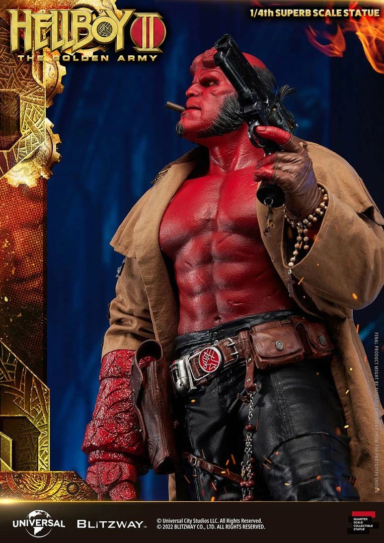Maybang's Collectibles Blitzway Hellboy II The Golden Army Hellboy 1/4 Superb Scale Statue Others 10 Maybang's Collectibles Blitzway Hellboy II The Golden Army Hellboy 1/4 Superb Scale Statue Others