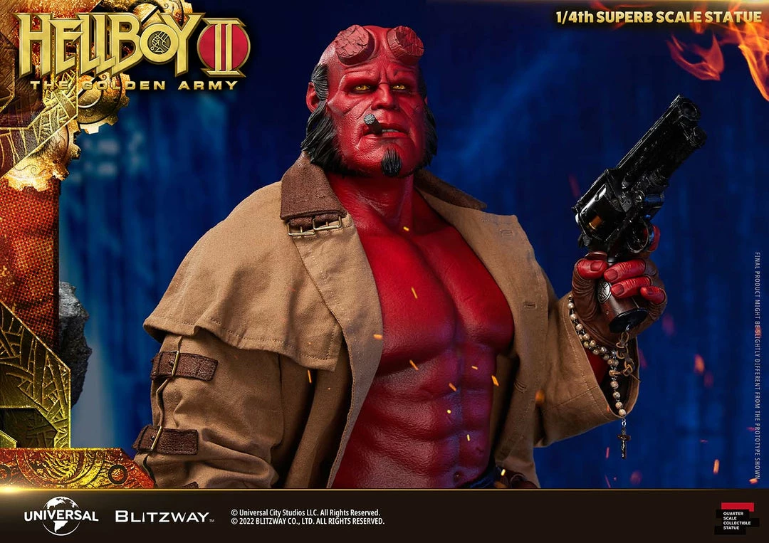 Maybang's Collectibles Blitzway Hellboy II The Golden Army Hellboy 1/4 Superb Scale Statue Others 12 Maybang's Collectibles Blitzway Hellboy II The Golden Army Hellboy 1/4 Superb Scale Statue Others