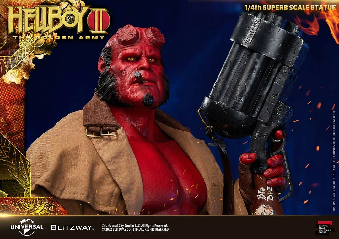 Maybang's Collectibles Blitzway Hellboy II The Golden Army Hellboy 1/4 Superb Scale Statue Others 13 Maybang's Collectibles Blitzway Hellboy II The Golden Army Hellboy 1/4 Superb Scale Statue Others