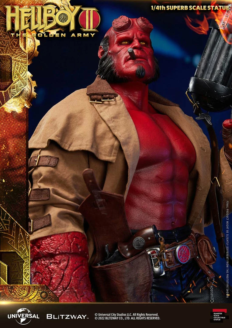 Maybang's Collectibles Blitzway Hellboy II The Golden Army Hellboy 1/4 Superb Scale Statue Others 14 Maybang's Collectibles Blitzway Hellboy II The Golden Army Hellboy 1/4 Superb Scale Statue Others