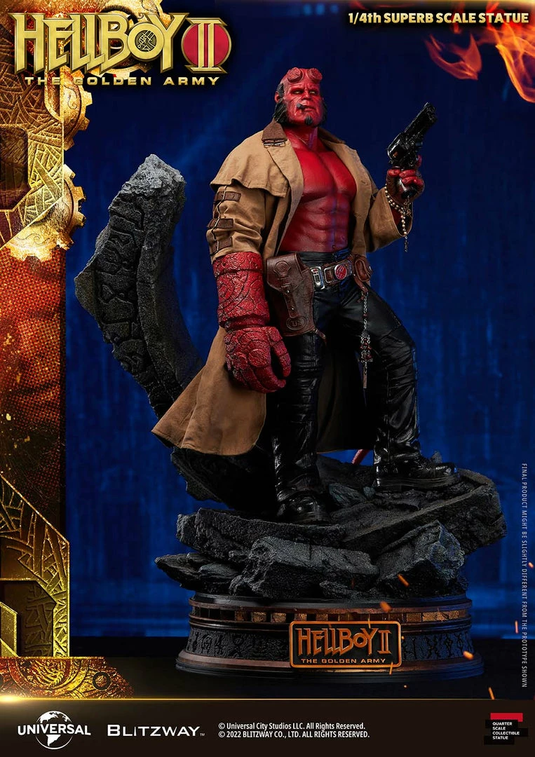 Maybang's Collectibles Blitzway Hellboy II The Golden Army Hellboy 1/4 Superb Scale Statue Others 15 Maybang's Collectibles Blitzway Hellboy II The Golden Army Hellboy 1/4 Superb Scale Statue Others