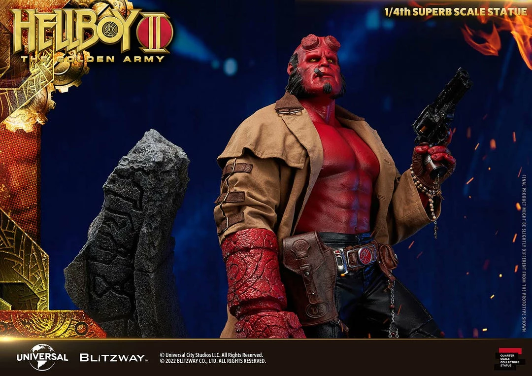 Maybang's Collectibles Blitzway Hellboy II The Golden Army Hellboy 1/4 Superb Scale Statue Others 17 Maybang's Collectibles Blitzway Hellboy II The Golden Army Hellboy 1/4 Superb Scale Statue Others