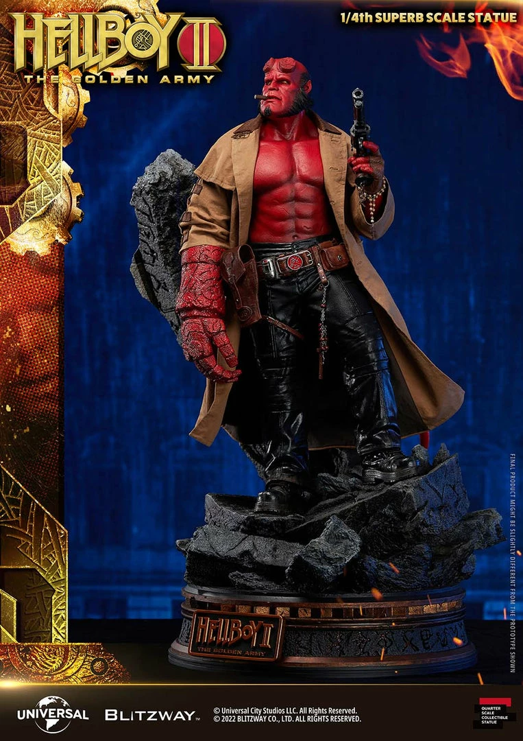 Maybang's Collectibles Blitzway Hellboy II The Golden Army Hellboy 1/4 Superb Scale Statue Others 20 Maybang's Collectibles Blitzway Hellboy II The Golden Army Hellboy 1/4 Superb Scale Statue Others