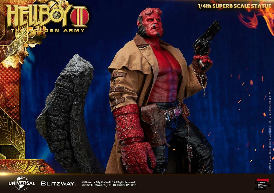 Maybang's Collectibles Blitzway Hellboy II The Golden Army Hellboy 1/4 Superb Scale Statue Others 25 Maybang's Collectibles Blitzway Hellboy II The Golden Army Hellboy 1/4 Superb Scale Statue Others