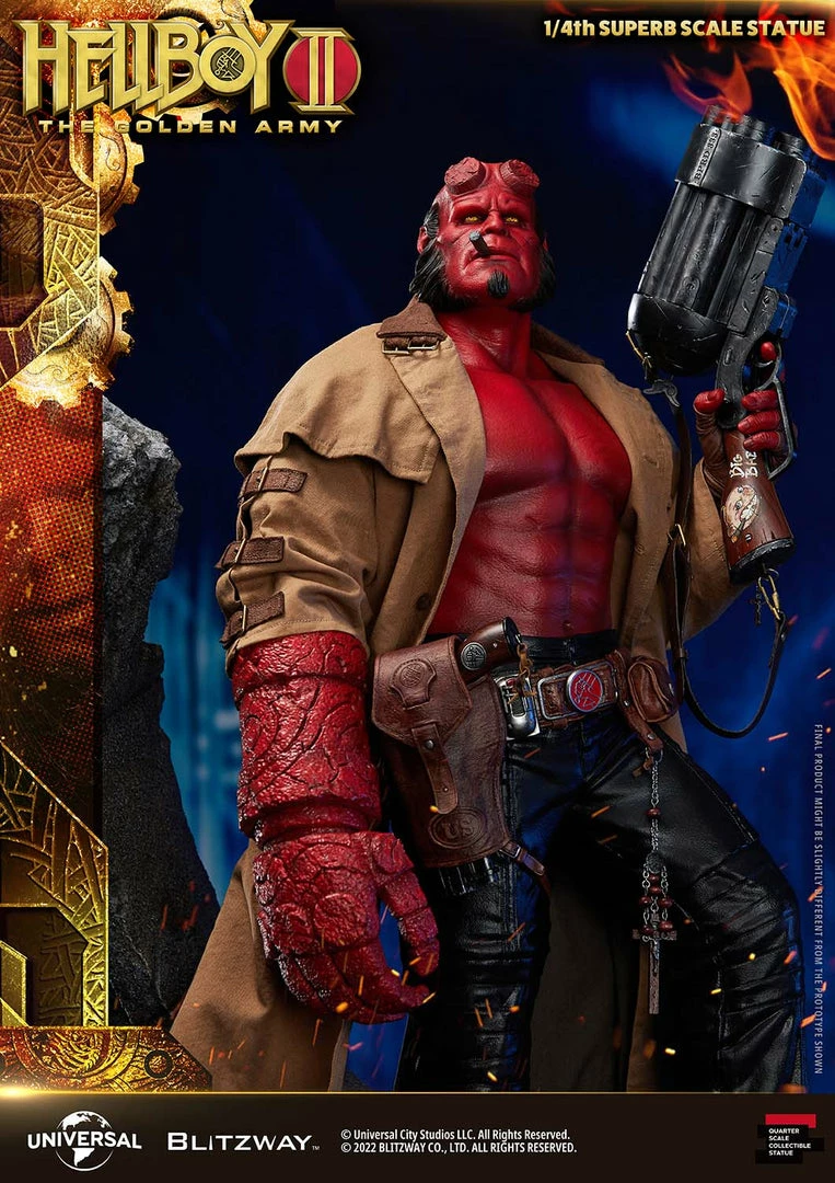 Maybang's Collectibles Blitzway Hellboy II The Golden Army Hellboy 1/4 Superb Scale Statue Others 26 Maybang's Collectibles Blitzway Hellboy II The Golden Army Hellboy 1/4 Superb Scale Statue Others