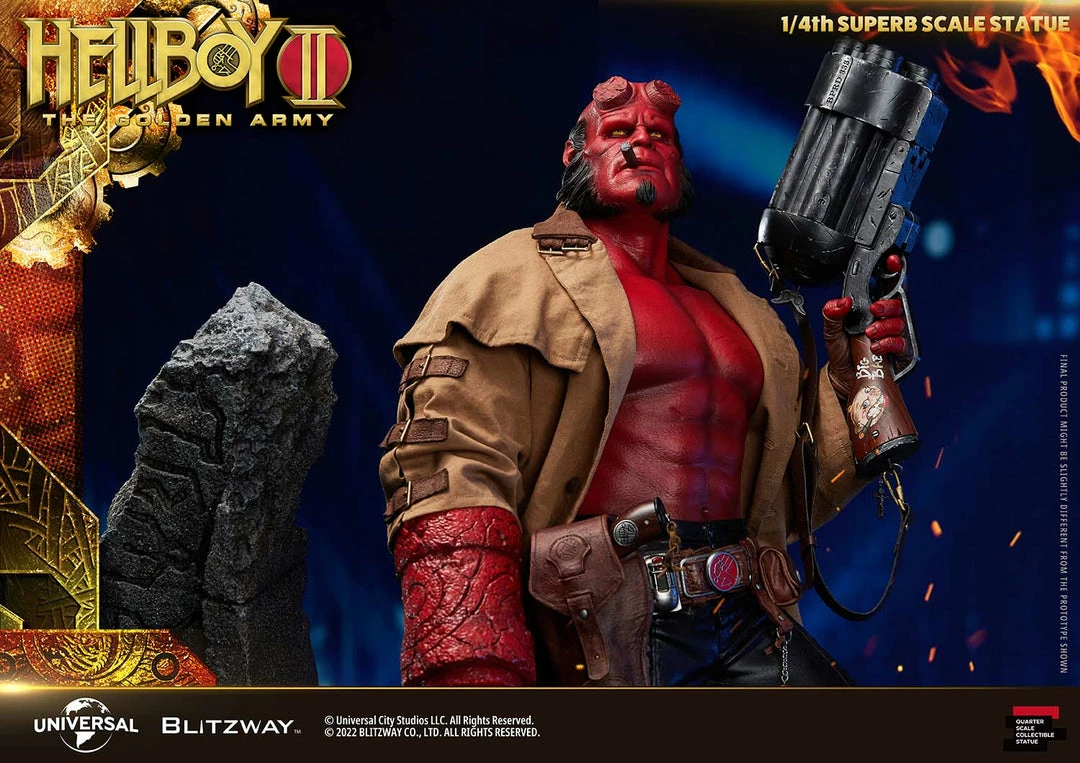 Maybang's Collectibles Blitzway Hellboy II The Golden Army Hellboy 1/4 Superb Scale Statue Others 27 Maybang's Collectibles Blitzway Hellboy II The Golden Army Hellboy 1/4 Superb Scale Statue Others