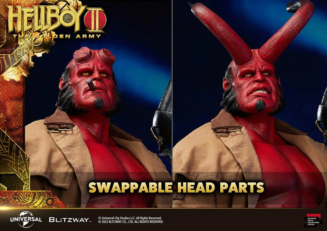 Maybang's Collectibles Blitzway Hellboy II The Golden Army Hellboy 1/4 Superb Scale Statue Others 30 Maybang's Collectibles Blitzway Hellboy II The Golden Army Hellboy 1/4 Superb Scale Statue Others