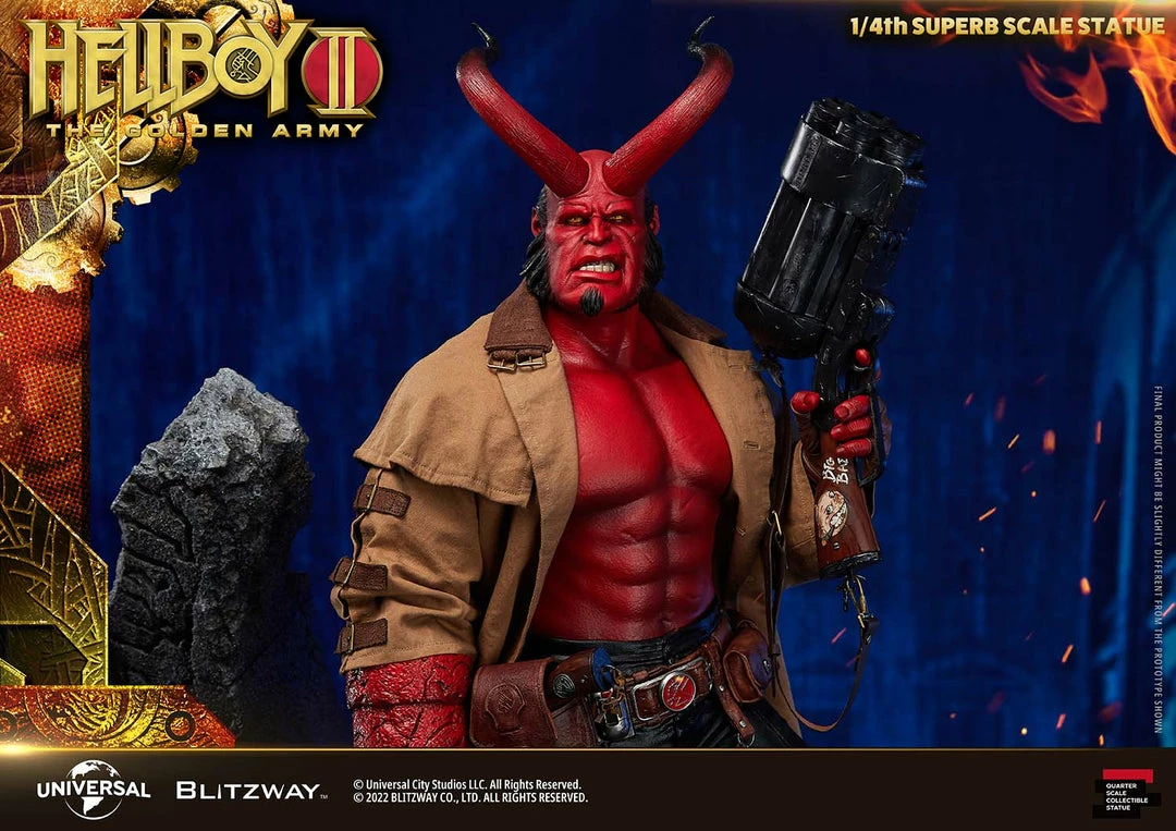 Maybang's Collectibles Blitzway Hellboy II The Golden Army Hellboy 1/4 Superb Scale Statue Others 31 Maybang's Collectibles Blitzway Hellboy II The Golden Army Hellboy 1/4 Superb Scale Statue Others