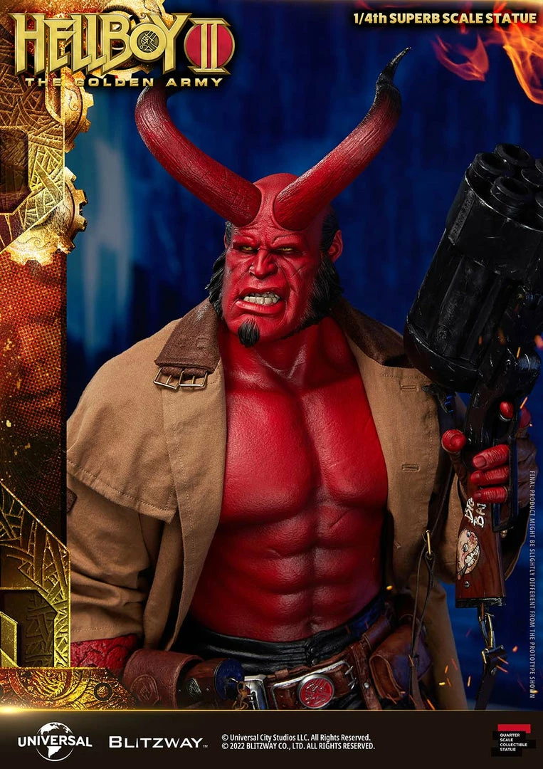 Maybang's Collectibles Blitzway Hellboy II The Golden Army Hellboy 1/4 Superb Scale Statue Others 34 Maybang's Collectibles Blitzway Hellboy II The Golden Army Hellboy 1/4 Superb Scale Statue Others