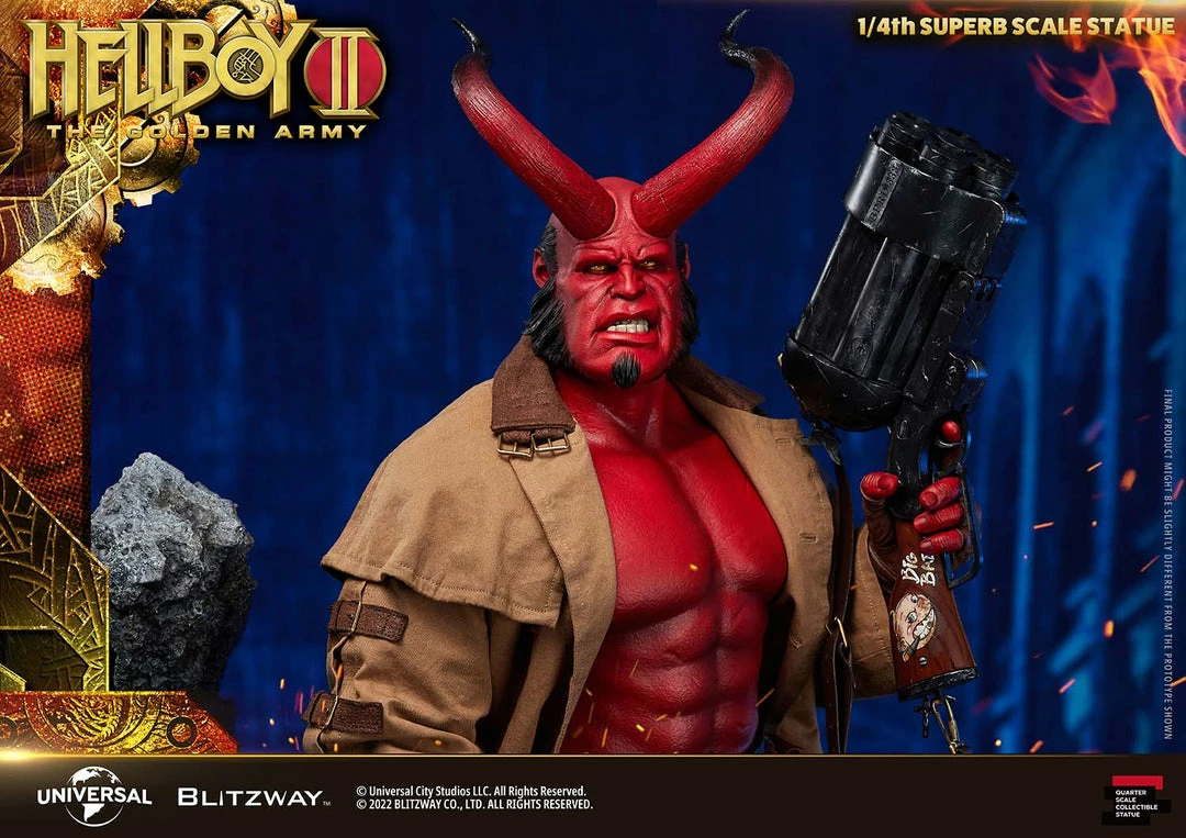 Maybang's Collectibles Blitzway Hellboy II The Golden Army Hellboy 1/4 Superb Scale Statue Others 36 Maybang's Collectibles Blitzway Hellboy II The Golden Army Hellboy 1/4 Superb Scale Statue Others