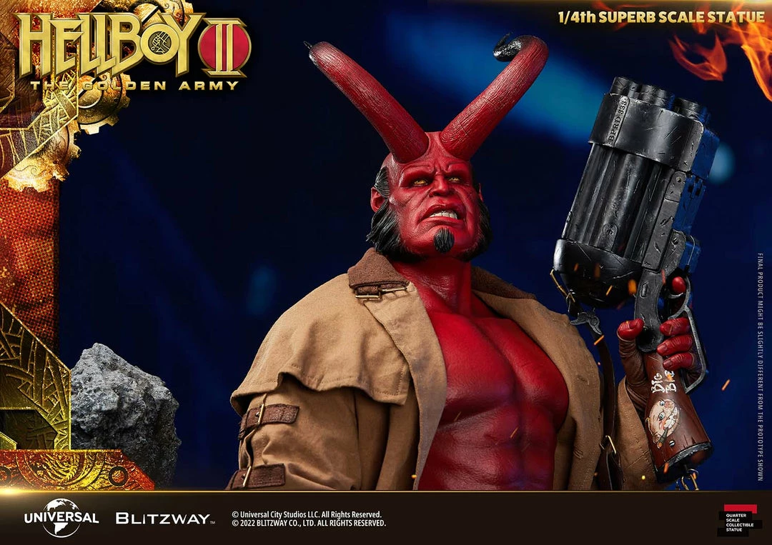 Maybang's Collectibles Blitzway Hellboy II The Golden Army Hellboy 1/4 Superb Scale Statue Others 37 Maybang's Collectibles Blitzway Hellboy II The Golden Army Hellboy 1/4 Superb Scale Statue Others