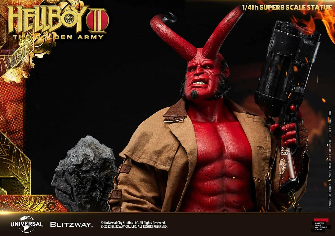 Maybang's Collectibles Blitzway Hellboy II The Golden Army Hellboy 1/4 Superb Scale Statue Others 38 Maybang's Collectibles Blitzway Hellboy II The Golden Army Hellboy 1/4 Superb Scale Statue Others