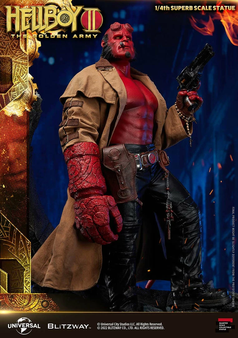 Maybang's Collectibles Blitzway Hellboy II The Golden Army Hellboy 1/4 Superb Scale Statue Others 3 Maybang's Collectibles Blitzway Hellboy II The Golden Army Hellboy 1/4 Superb Scale Statue Others