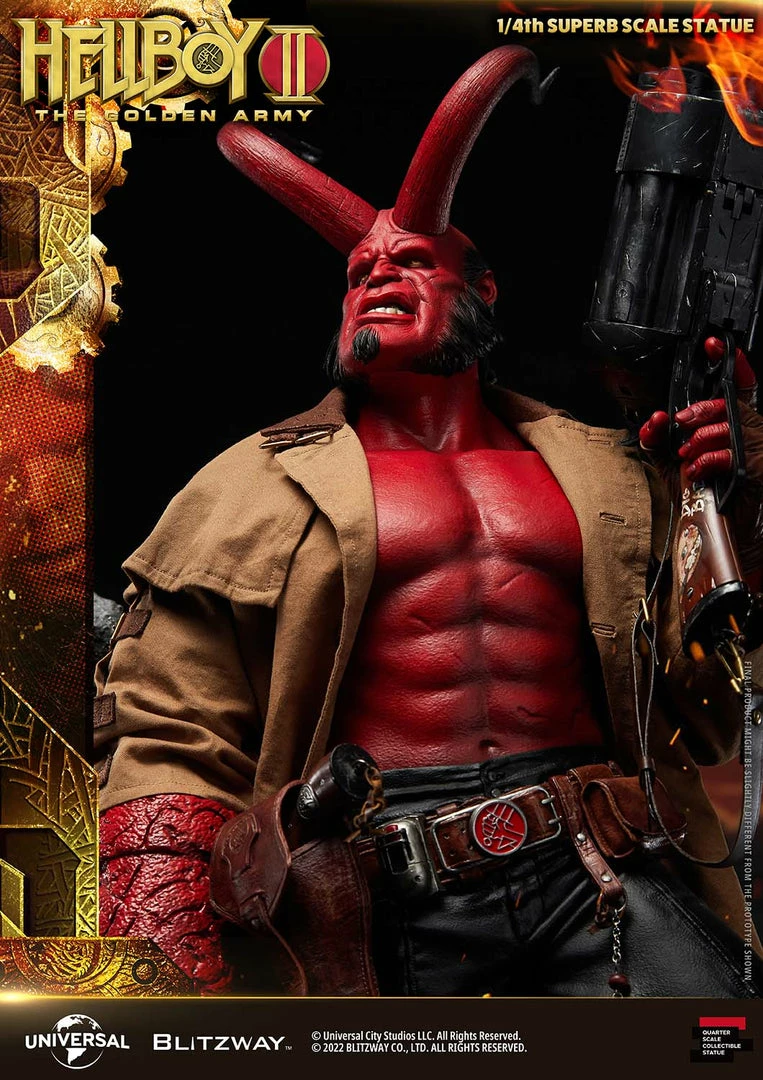 Maybang's Collectibles Blitzway Hellboy II The Golden Army Hellboy 1/4 Superb Scale Statue Others 40 Maybang's Collectibles Blitzway Hellboy II The Golden Army Hellboy 1/4 Superb Scale Statue Others
