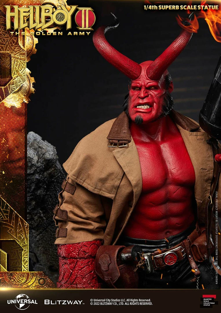 Maybang's Collectibles Blitzway Hellboy II The Golden Army Hellboy 1/4 Superb Scale Statue Others 41 Maybang's Collectibles Blitzway Hellboy II The Golden Army Hellboy 1/4 Superb Scale Statue Others