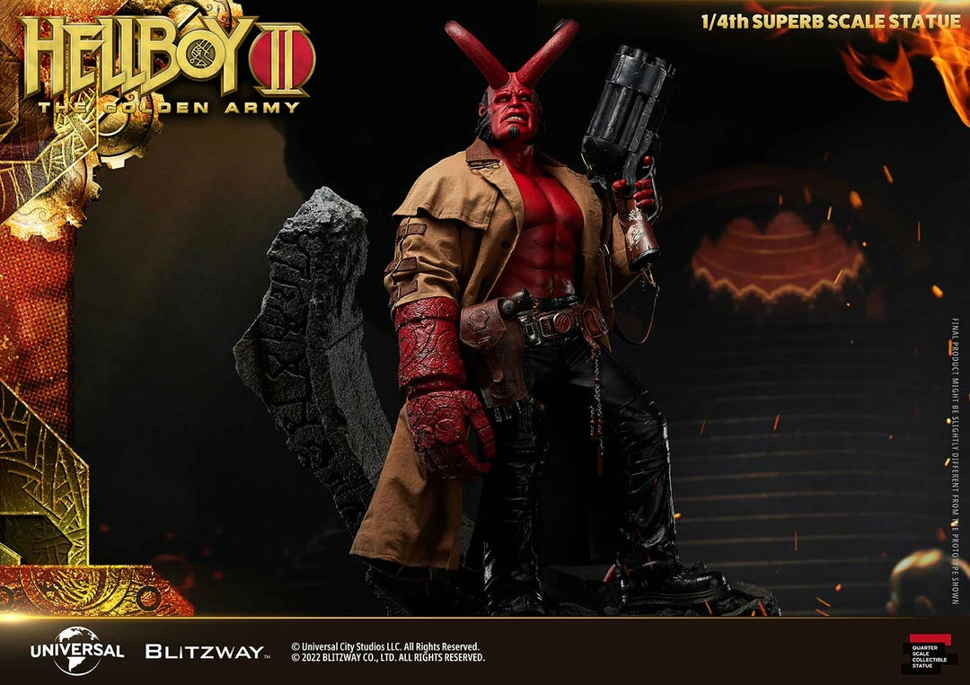 Maybang's Collectibles Blitzway Hellboy II The Golden Army Hellboy 1/4 Superb Scale Statue Others 43 Maybang's Collectibles Blitzway Hellboy II The Golden Army Hellboy 1/4 Superb Scale Statue Others