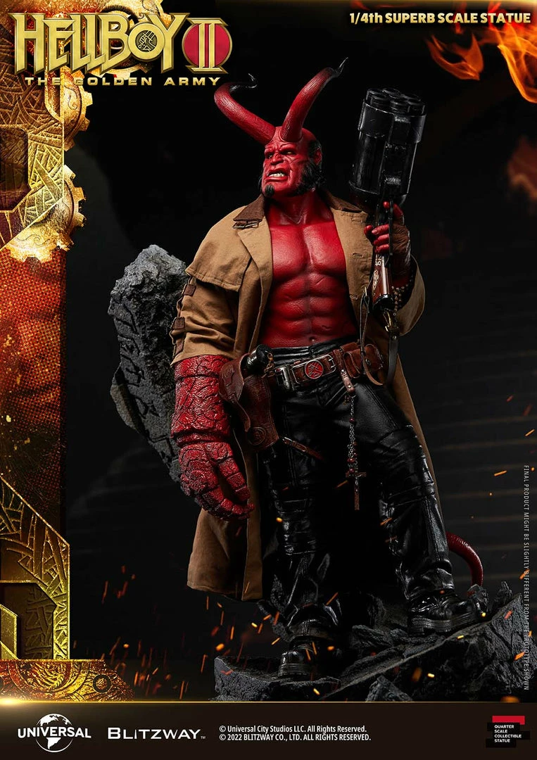 Maybang's Collectibles Blitzway Hellboy II The Golden Army Hellboy 1/4 Superb Scale Statue Others 46 Maybang's Collectibles Blitzway Hellboy II The Golden Army Hellboy 1/4 Superb Scale Statue Others