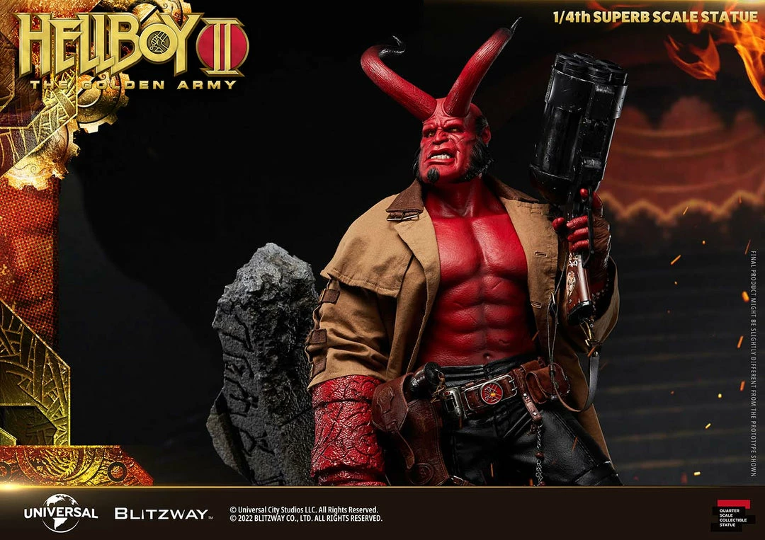 Maybang's Collectibles Blitzway Hellboy II The Golden Army Hellboy 1/4 Superb Scale Statue Others 47 Maybang's Collectibles Blitzway Hellboy II The Golden Army Hellboy 1/4 Superb Scale Statue Others