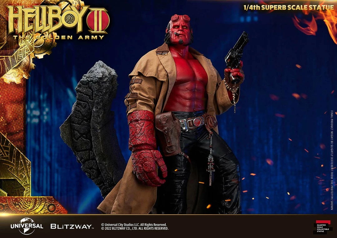 Maybang's Collectibles Blitzway Hellboy II The Golden Army Hellboy 1/4 Superb Scale Statue Others 5 Maybang's Collectibles Blitzway Hellboy II The Golden Army Hellboy 1/4 Superb Scale Statue Others