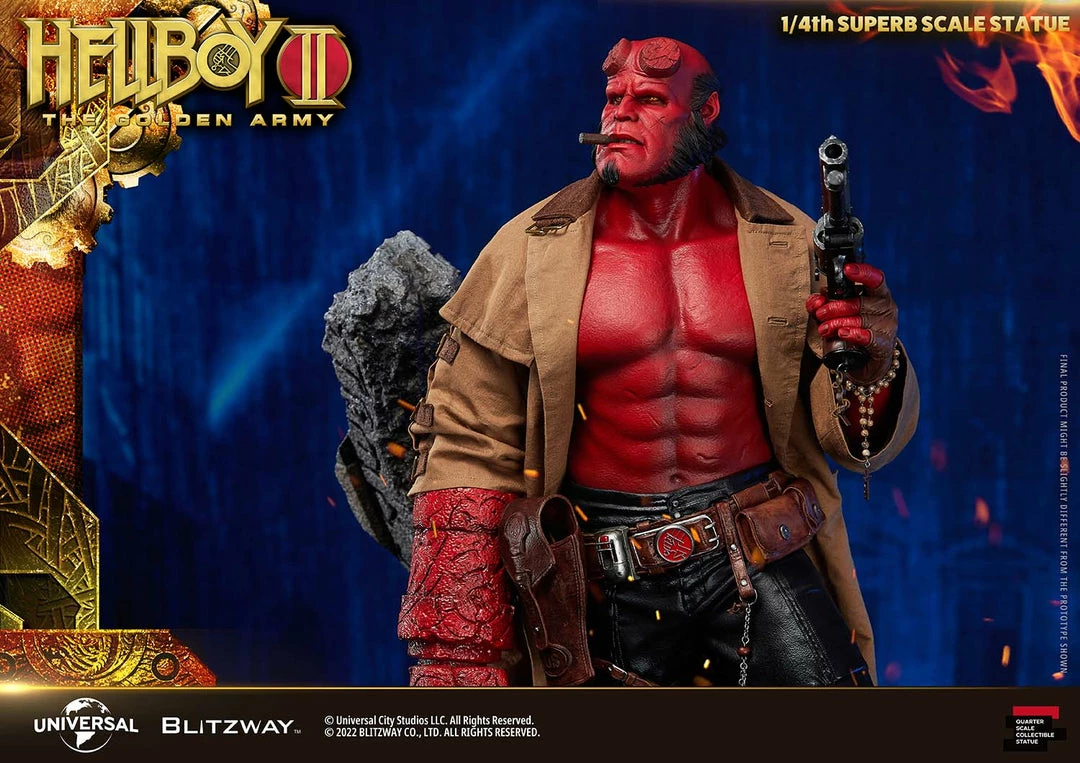 Maybang's Collectibles Blitzway Hellboy II The Golden Army Hellboy 1/4 Superb Scale Statue Others 6 Maybang's Collectibles Blitzway Hellboy II The Golden Army Hellboy 1/4 Superb Scale Statue Others