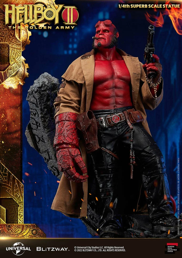 Maybang's Collectibles Blitzway Hellboy II The Golden Army Hellboy 1/4 Superb Scale Statue Others 7 Maybang's Collectibles Blitzway Hellboy II The Golden Army Hellboy 1/4 Superb Scale Statue Others