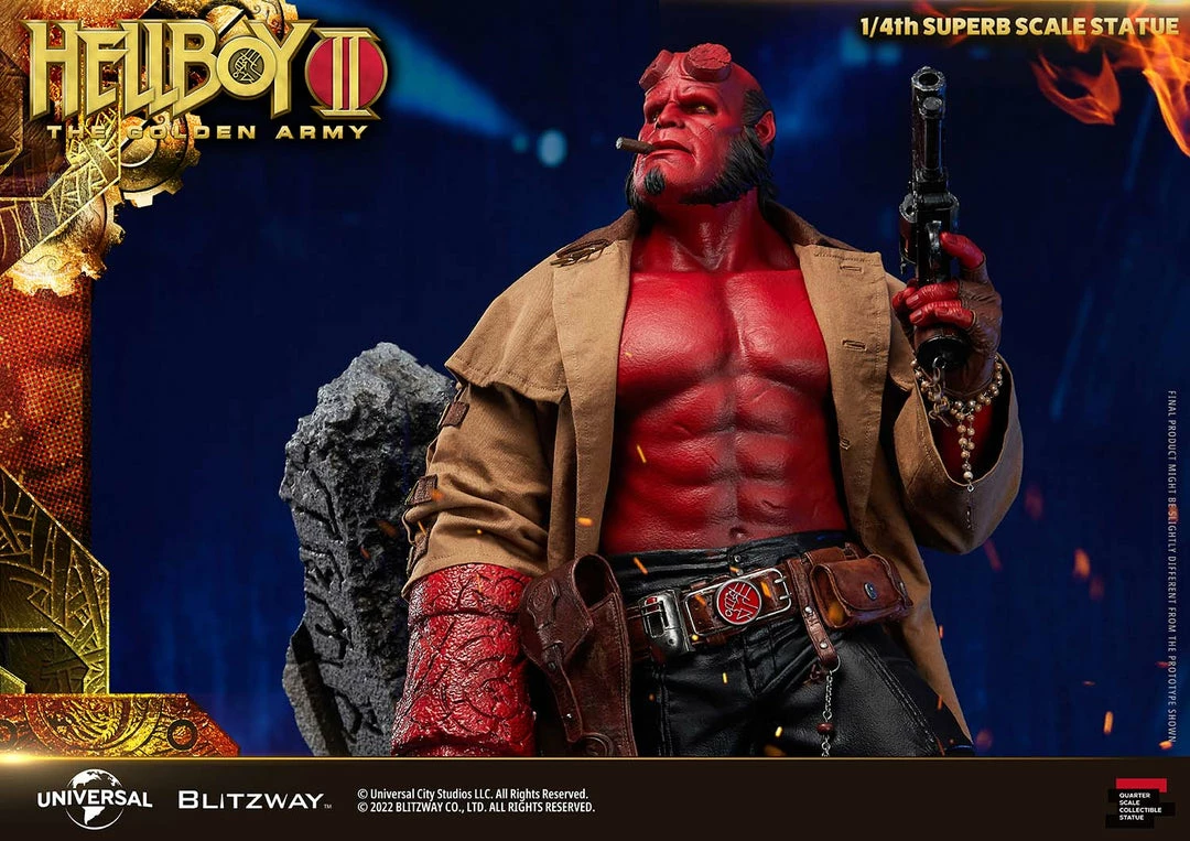 Maybang's Collectibles Blitzway Hellboy II The Golden Army Hellboy 1/4 Superb Scale Statue Others 9 Maybang's Collectibles Blitzway Hellboy II The Golden Army Hellboy 1/4 Superb Scale Statue Others