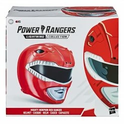 Maybang's Collectibles Hasbro Mighty Morphin Power Rangers Lightning Collection Red Ranger 1:1 Scale Wearable Helmet