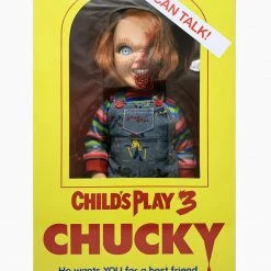 Maybang's Collectibles Mezco Toyz Child's Play 3 Designer Series Talking Pizza Face Chucky Mega Size 15" Figure 17 Maybang's Collectibles Mezco Toyz Child's Play 3 Designer Series Talking Pizza Face Chucky Mega Size 15
