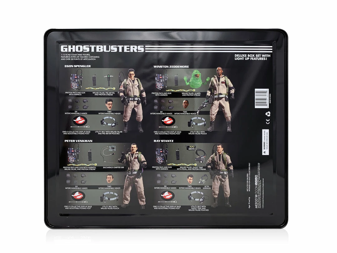 Vendor-unknown Mezco Toyz One:12 Collective Ghostbusters Deluxe Box Set 1/12 Scale 6" Action Figures 26 Vendor-unknown Mezco Toyz One:12 Collective Ghostbusters Deluxe Box Set 1/12 Scale 6" Action Figures