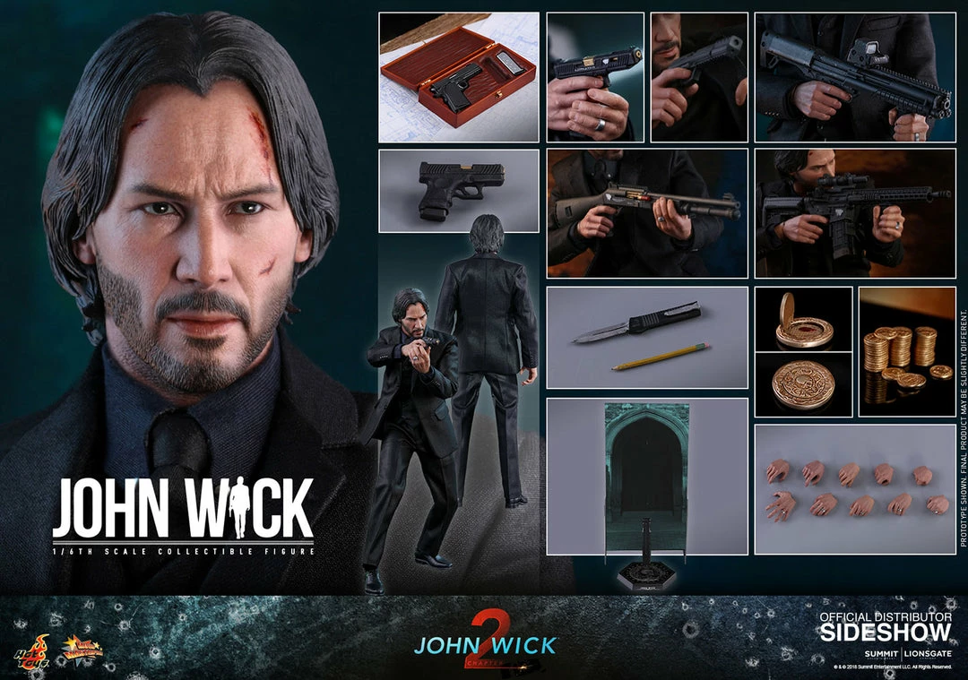 Maybang's Collectibles Hot Toys John Wick Chapter 2 John Wick 1/6 Scale 12" Action Figure 19 Maybang's Collectibles Hot Toys John Wick Chapter 2 John Wick 1/6 Scale 12" Action Figure
