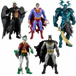 Maybang's Collectibles McFarlane DC Dark Multiverse Wave 2 Set Batman Who Laughs With Sky Tyrant Wings, Superman The Infected, Batman & Robin Earth-22 (Build The Merciless)