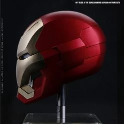 Maybang's Collectibles Marvel Comics Dimension Studio Marvel Iron Man 3 Iron Man Mark XLII 42 1:1 Full Size Electronic Motorized Wearable Helmet Movie Prop Replica