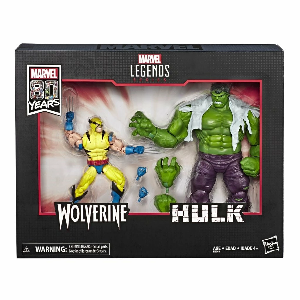 Maybang's Collectibles Hasbro Marvel Comics 80th Anniversary Marvel Legends Hulk Vs. Wolverine Two-Pack 4 Maybang's Collectibles Hasbro Marvel Comics 80th Anniversary Marvel Legends Hulk Vs. Wolverine Two-Pack