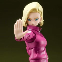 Maybang's Collectibles Premium Bandai Tamashii Nations S.H.Figuarts Android 18 Universe Survival Saga Exclusive Action Figure
