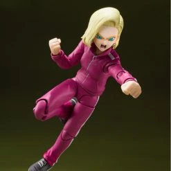 Maybang's Collectibles Premium Bandai Tamashii Nations S.H.Figuarts Android 18 Universe Survival Saga Exclusive Action Figure