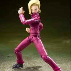 Maybang's Collectibles Premium Bandai Tamashii Nations S.H.Figuarts Android 18 Universe Survival Saga Exclusive Action Figure