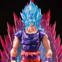 Maybang's Collectibles Premium Bandai Tamashii Nations S.H.Figuarts Super Saiyan God Super Saiyan Son Goku Kaio-Ken Event Exclusive Color Edition Figure