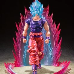 Maybang's Collectibles Premium Bandai Tamashii Nations S.H.Figuarts Super Saiyan God Super Saiyan Son Goku Kaio-Ken Event Exclusive Color Edition Figure