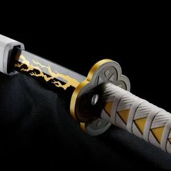 Maybang's Collectibles Bandai Demon Slayer Kimetsu No Yaiba Proplica Zenitzu Agatsuma's Nichirin Sword Prop Replica
