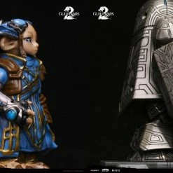 Maybang's Collectibles TOPOP Guild Wars 2 Zojja With Golem USB Flash Drive And USB Hub Figure Statue Set