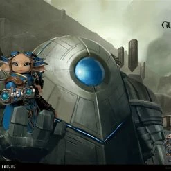 Maybang's Collectibles TOPOP Guild Wars 2 Zojja With Golem USB Flash Drive And USB Hub Figure Statue Set