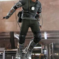 Maybang's Collectibles Hot Toys Marvel Comics Iron Man Tony Stark (Mech Test Deluxe Version) 1/6 Scale Collectible Figure