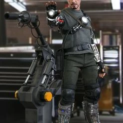 Maybang's Collectibles Hot Toys Marvel Comics Iron Man Tony Stark (Mech Test Deluxe Version) 1/6 Scale Collectible Figure