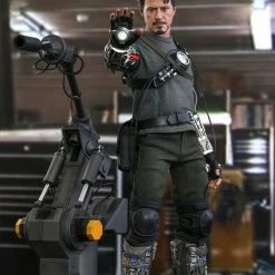 Maybang's Collectibles Hot Toys Marvel Comics Iron Man Tony Stark (Mech Test Deluxe Version) 1/6 Scale Collectible Figure