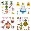 Maybang's Collectibles Super7 Disney Ultimates Wave 2 - Set Of 4 Alice, The Tea Time Mad Hatter, Robin Hood Stork Costume & Fantasia Hyacinth Hippo