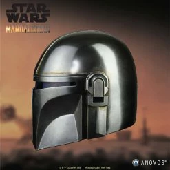 Maybang's Collectibles ANOVOS STAR WARS The Mandalorian Helmet Adult Full Size 1:1 Scale Wearable Movie Prop Replica 8 Maybang's Collectibles ANOVOS STAR WARS The Mandalorian Helmet Adult Full Size 1:1 Scale Wearable Movie Prop Replica