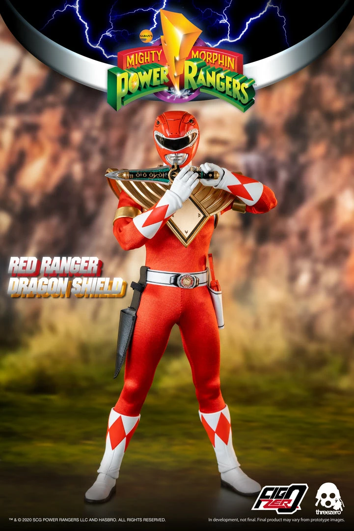 Maybang's Collectibles ThreeZero Mighty Morphin Power Rangers Dragon Shield Red Ranger 1/6 Scale 12" Collectible Figure 1 Maybang's Collectibles ThreeZero Mighty Morphin Power Rangers Dragon Shield Red Ranger 1/6 Scale 12" Collectible Figure